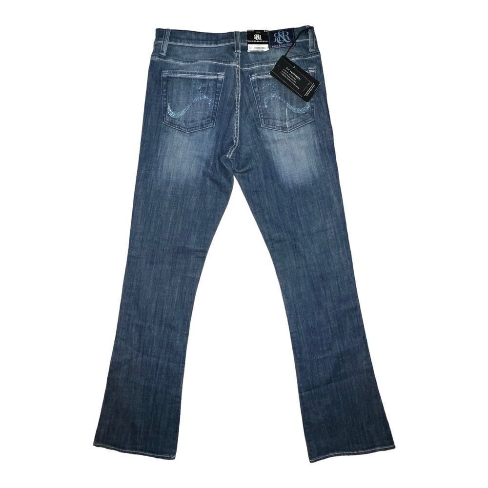 Rock & Republic Womens Denim Kassandra Mid Rise Bootcut Jeans 8M New - Picture 3 of 8